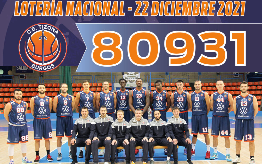 Ya a la venta la Lotería de Navidad del Club Baloncesto Tizona Burgos